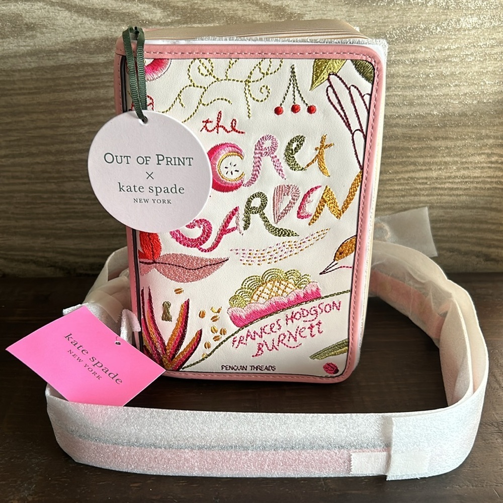NWT - Kate Spade Secret Garden Embroidered Bag